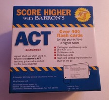 Barron's ACT Flash Cards, 2nd Edition Flash Cards to Help Achieve A Higher Score