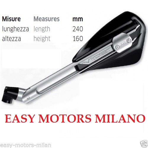 Specchi Retrovisori Per Yamaha T-Max 500 2008-2011 - Coppia Sostitutiva | Ricambi Moto - Foto 7