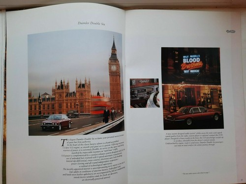 1991 JAGUAR DAIMLER XJS car sales brochure, all models. BEAUTIFUL CATALOGUE! - Picture 10 of 11