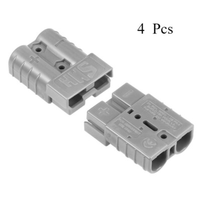 4Pcs 6 Gauge Battery Quick Connect Disconnect 50A Wire Connector Gre