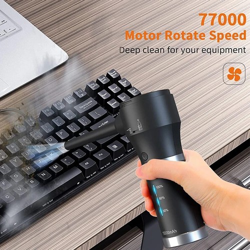 Powerful Air Blower for Computer Cordless Air Duster Vacuum Cleaner Air Gun New - 第 3/26 張圖片