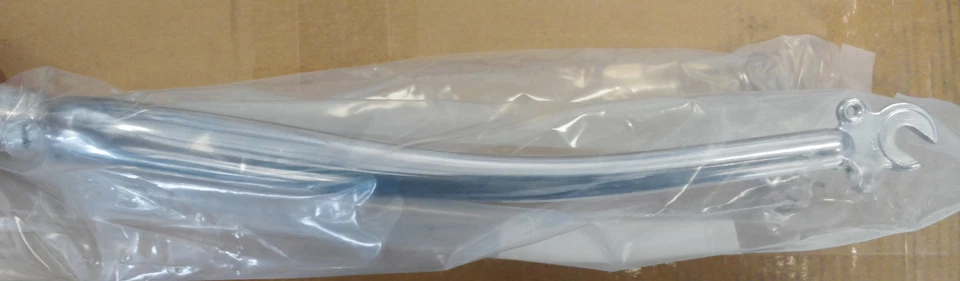  SILVER Chrome 700C THREADED 1 INCH Cro-Mo FORK 700 1" THREADED FORK Chromoly - Image 2 of 3