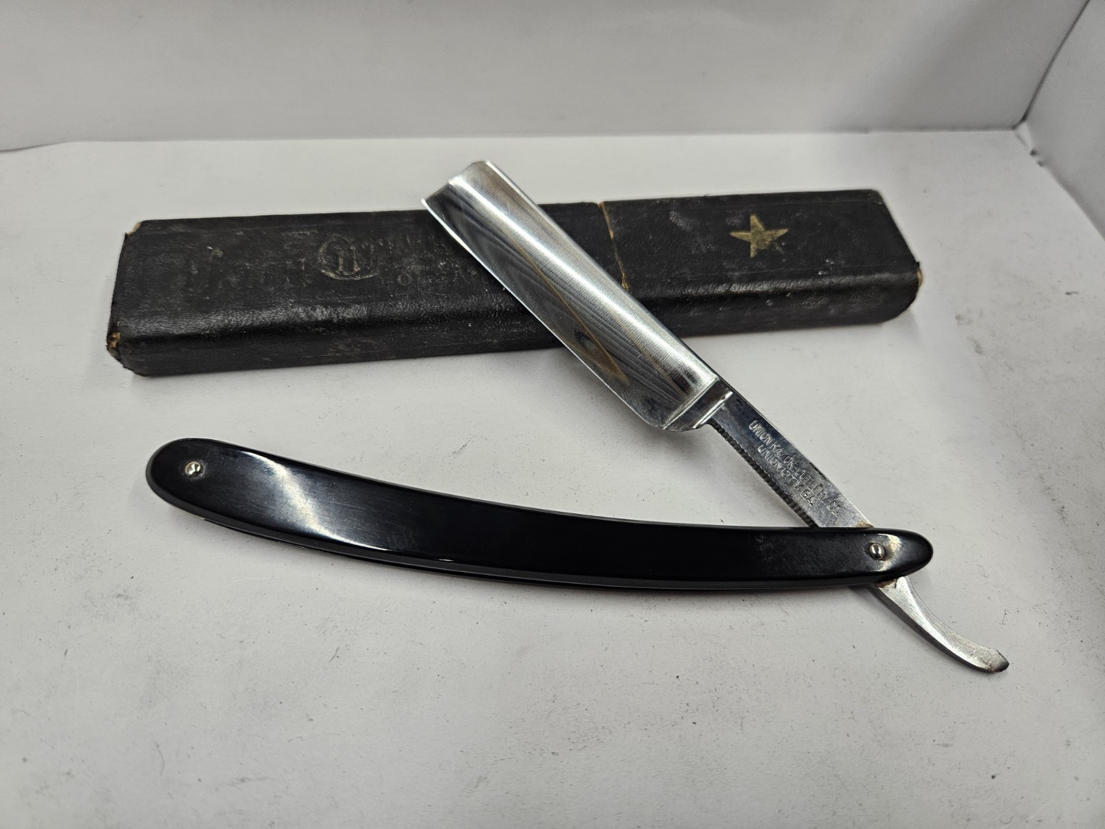 Shave Razor Used Union Razor Cutlery Co. Vintage Straight Razor, Shave Ready, Used