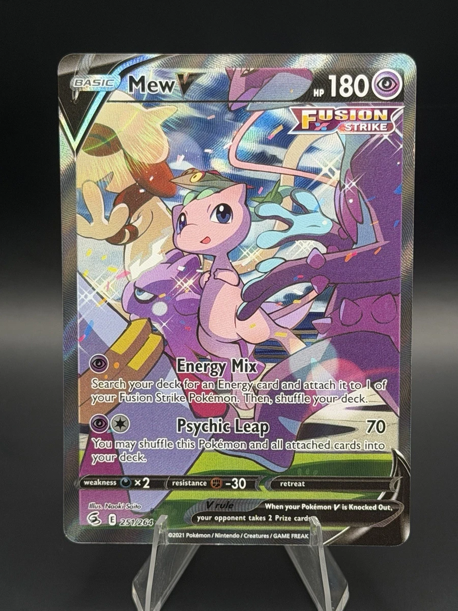 Mew V Pokémon TCG Cards for sale | eBay