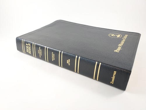 NIV Reference Edition Bible 1988  Black Leather Zondervan Prayer Ministries NJ