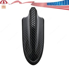 Carbon Fiber Shark Fin Roof Antenna Car Auto Aerial Fmam Radio Signal Universal