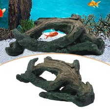 Fish Tank Hideout Habitat Turtle Basking Cave for Fish Turtles Small