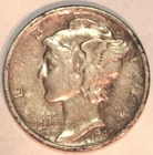 1945 Micro S Mercury Dime - Very Fine - #5774AT - FREE SHIPPING