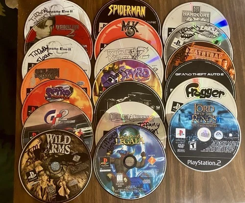 Playstation PS1 PS2 20 Game Lot GTA Frogger LOTR Mortal Kombat Twisted Metal +++