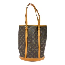 LOUIS VUITTON Monogram M42236 Bucket GM Shoulder Bag W/Storage Bag