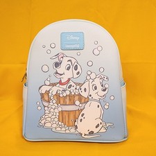 Loungefly Disney 101 Dalmatians Bath Bubbles Puppy Play Time Mini Backpack NEW