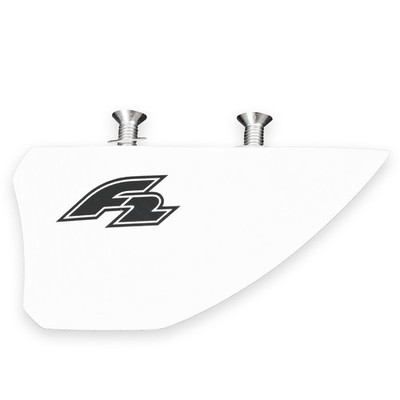F2  Kiteboard Finne GFK Finne einzeln Weiss - Größe wählbar