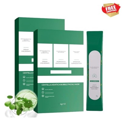 Portable Centella Asiatica Bubble Mask - Deep Cleansing 1 oz Pack - 2 Masks
