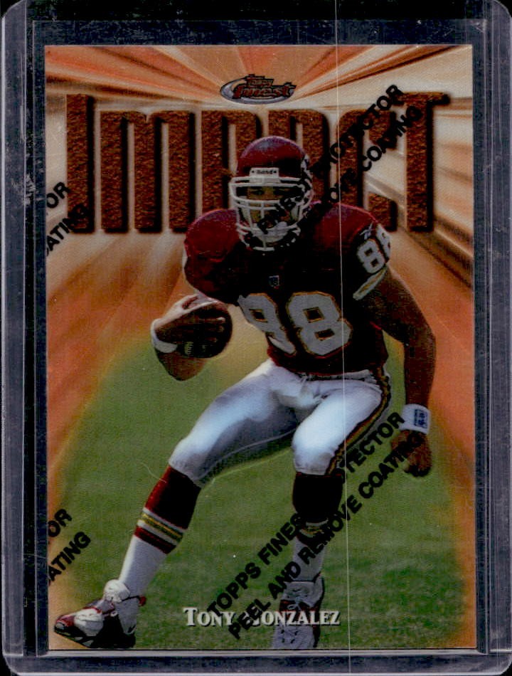 1997 Finest Tony Gonzalez Rookie RC #269 Chiefs