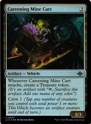 MTG TCG - Careening Mine Cart 247 Foil The Lost Caverns of Ixalan - NM