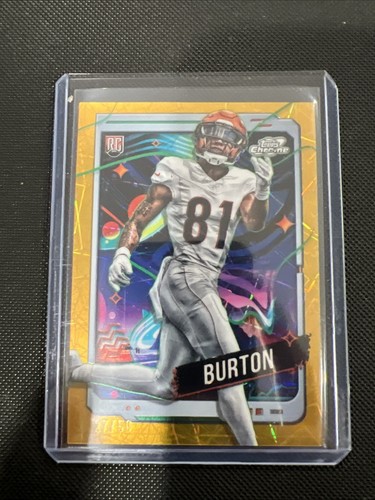 2024 Topps Chrome Cosmic - Trey Burton Nucleus Refractor Gold /50 (RC) #120