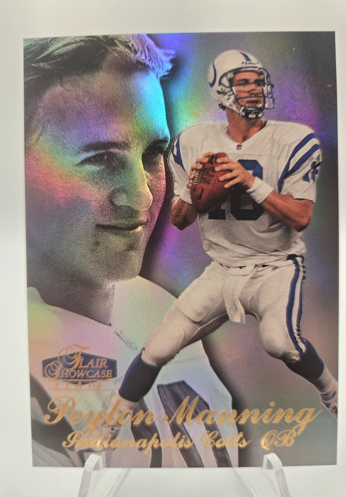 1998 Flair Showcase - Peyton Manning #3 Row 3 (RC)
