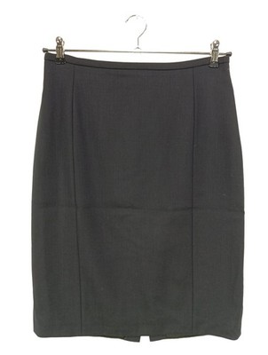 JIL SANDER High Waist Rock Damen Rock Gr. DE 40 schwarz Business-Look