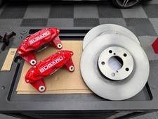 Kit 4 Pistoni Pinza Freno Subaru Impreza II GD GG GC8 WRX Rotori Pastiglie