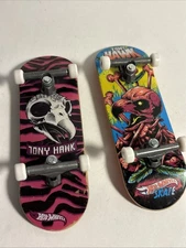 VTG Tony Hawk Birdhouse Tech Deck Skateboard Fingerboard Hot Wheels Lot Rare
