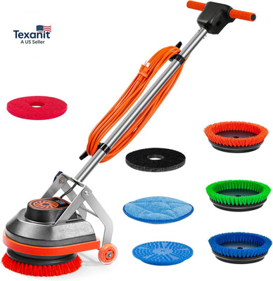Commercial Floor Scrubber Machine, 13'' Heavy Duty Orbital Floor Cleaner Buffer a