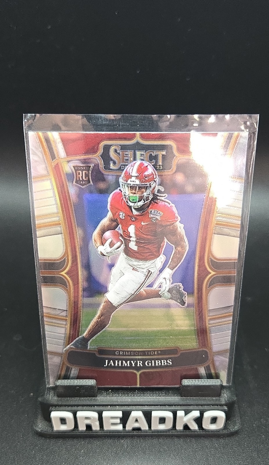 2023 Panini Select Draft Picks - Concourse Jahmyr Gibbs #10 Silver Prizm (RC)