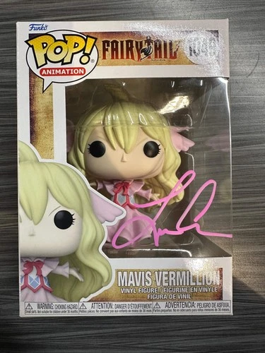 Funko POP! Animation: Fairytail - Mavis Vermillion (Signed/Leah Clark/JSA)(Damag