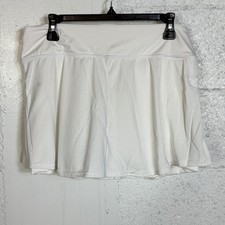 Adidas Women's Tennis Match Skirt in White, Large 60