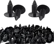 200PCS Car Plastic Trim Boot Rivets Push Clip Fastener, 6.4mm Hole Automotive Bu