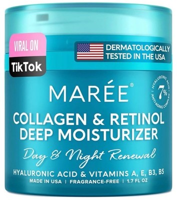 MAREE Face & Body Mousse Collagen Anti Wrinkle Moisturizer for Skin Hydrating