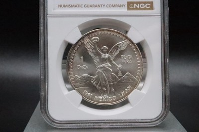 1991 Type 2 Small Onza Mexico 1 oz Silver Libertad MS-69 NGC | eBay