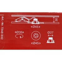 Briloner LED Einbauleuchten Matt-Nickel 3Er-Set 3Xled/1,8W (7240-032)