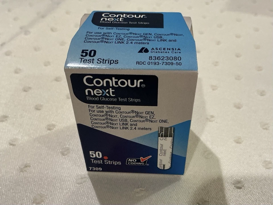 150 tiras reactivas “Contour NEXT” (3 cajas x 50) y 400 lancetas - 30G - todas selladas Foto 2 de 4