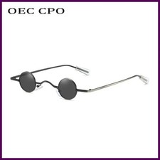 Vintage Rock Punk Man Sunglasses Classic Small Round Sunglasses Women Wide