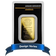 Argor Heraeus 1-oz Gold Bar .9999 Fine in Assay 5320.01 per troy oz