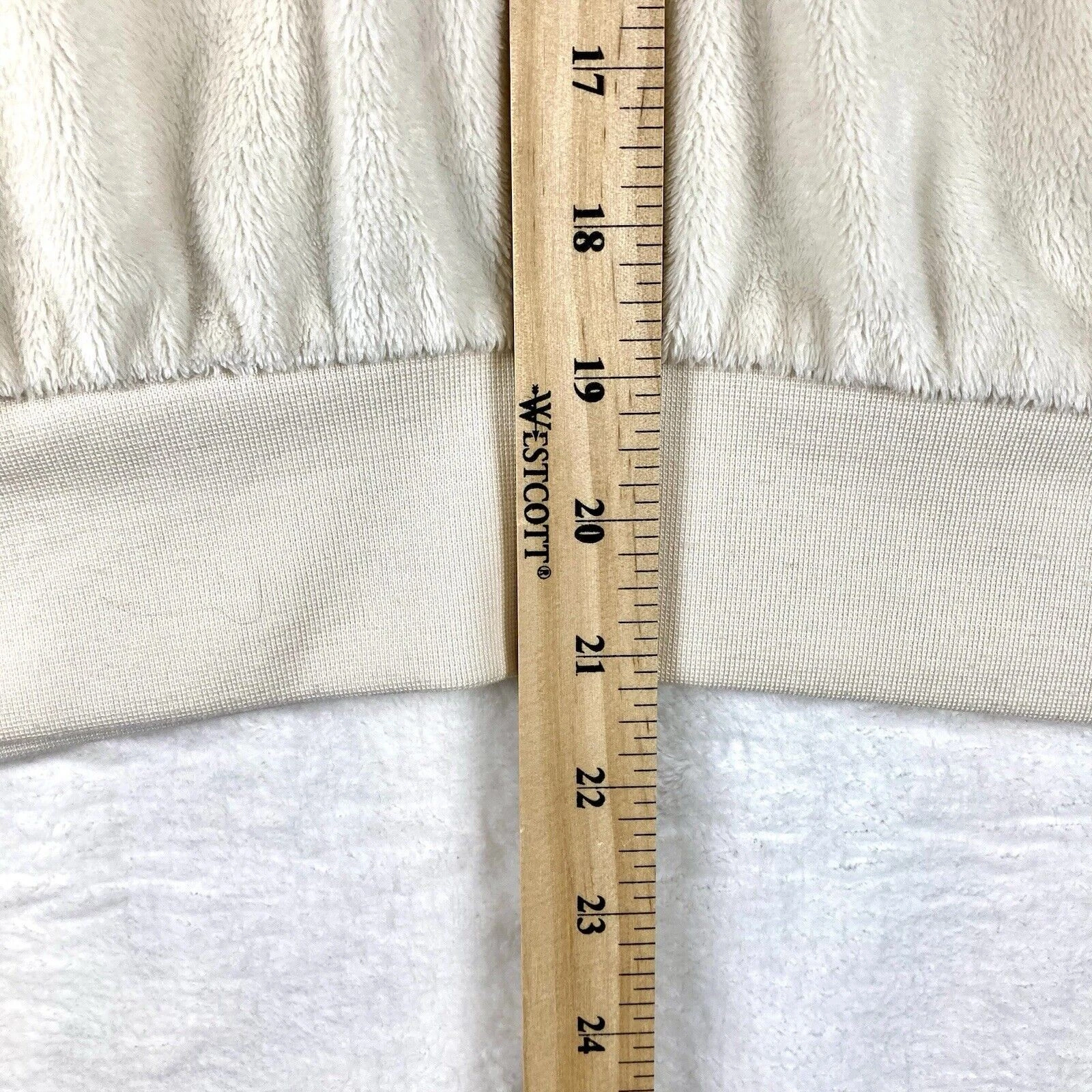 OFF WHITE MTV Donna M Terry Crema Pullover Felpa Maglione Pile Relaxed Retrò anni 80