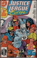 JUSTICE LEAGUE EUROPE #1 (April 1989) DC Comics First Issue "JLE" Giffen Sears