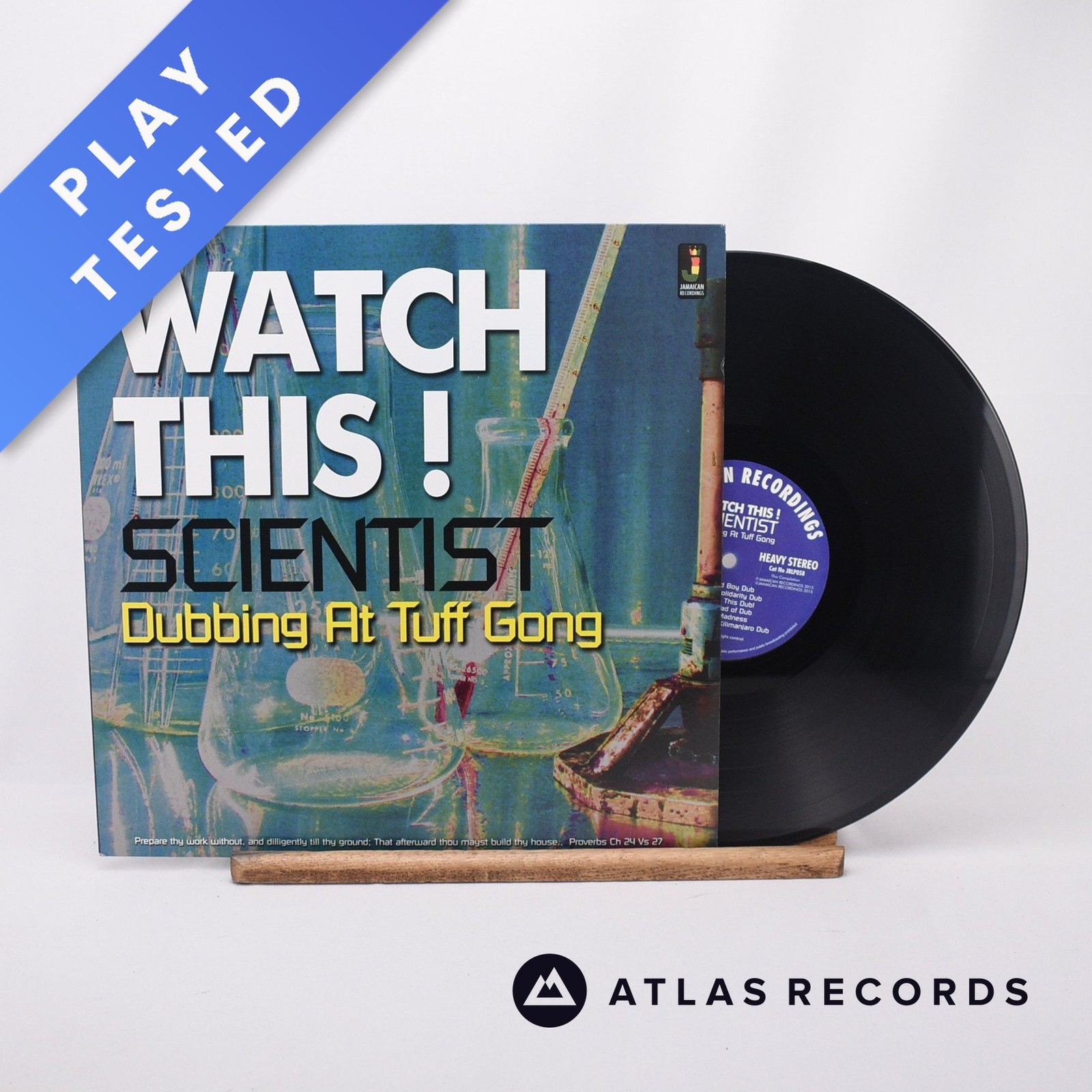 Scientist Watch This! Dubbing At Tuff Gong Studio LP Vinyl Record - EX/NM