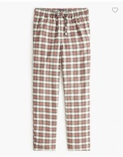 J. Crew Men's Flannel pajama pant in Tartan Sz M MSRP: 69 NWT