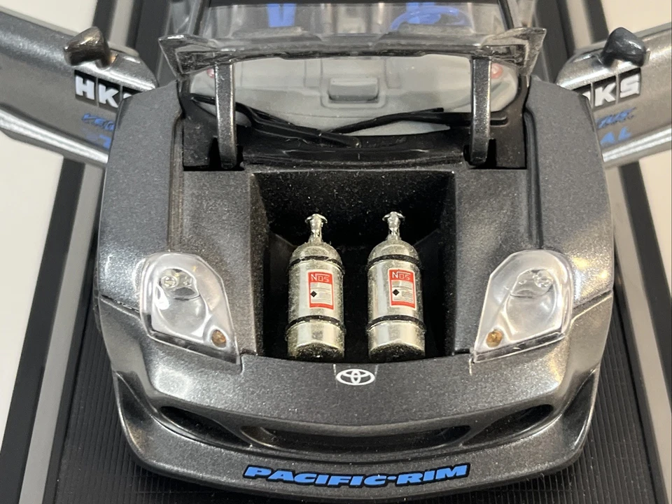 Muscle Machines 1:24 Die Cast Muscle Tuner Toyota MRS MR2 Spyder Car With Base - Image 3 of 4