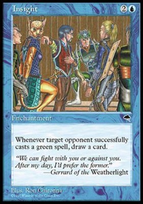 Insight - Medium Play MTG Tempest