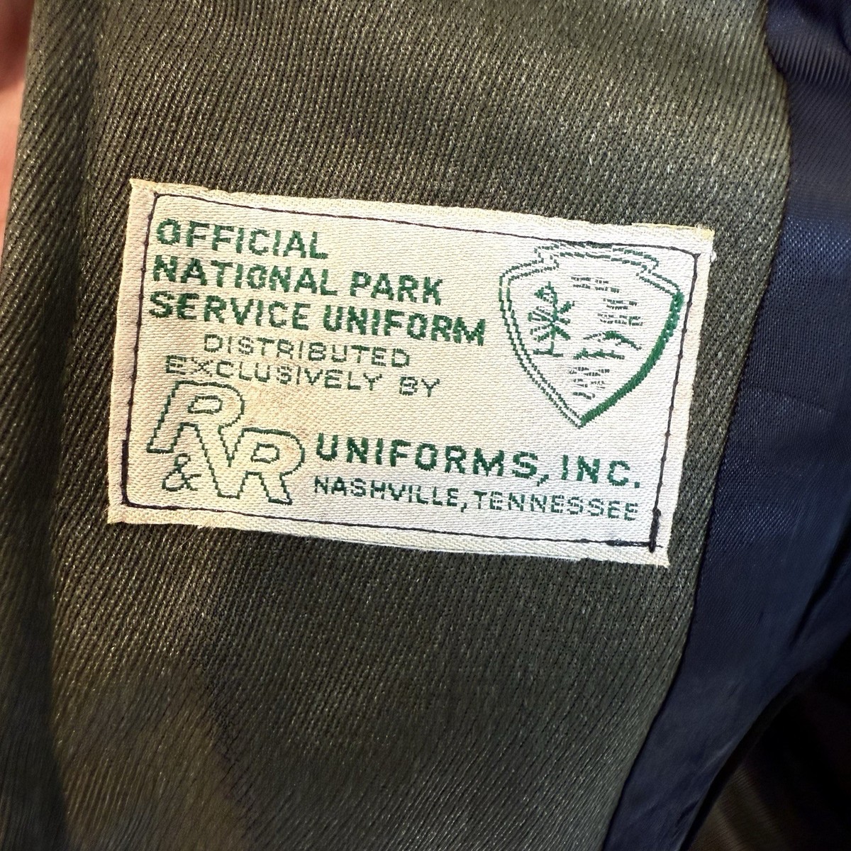 Vintage 1950s NPS National Park Service Ranger Ike Jacket Uniform 