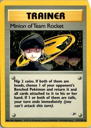 Minion of Team Rocket 113/132 Gym Heroes Uncommon Trainer