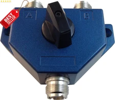 TW-102BLUE 2 Position Coaxial Antenna Switch 144/440MHz HAM Radio SO-239 US
