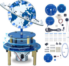 Advanced Soldering Practice Kit, DIY Globe Planetary Motion Soldering Kit, Rotat