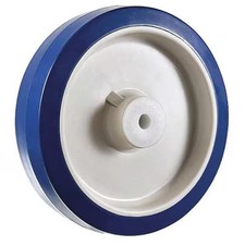 Caster Wheel, 900 Lb., 6 D X 2 In., Core Color: White, 2Rzd8