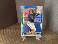2023 BOWMAN CHROME TRUE BLUE 091/150 BCP-35 FREDERICK BENCOSME ORIOLES 1ST