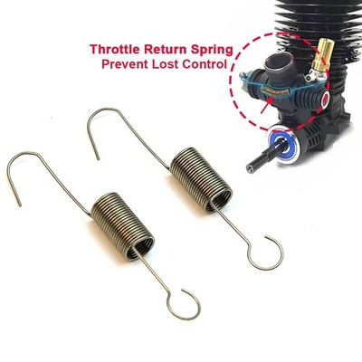 2PCS 1/8 Throttle Return Spring for Novarossi O.S. Max 21-32 RC Car Engine
