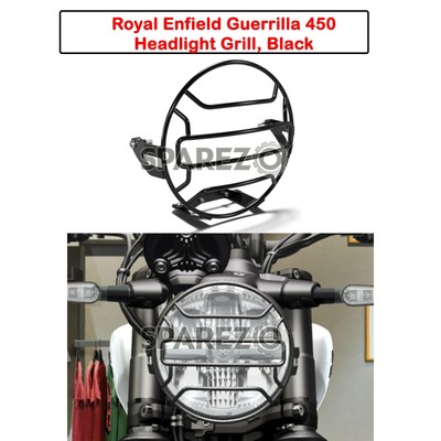 Original Royal Enfield Guerilla 450 ''Stahl Scheinwerfergrill, schwarz''