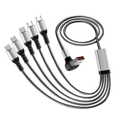 Fast Charge Cable 5 Port Type C OS system 66W Power Delivery for Multiple